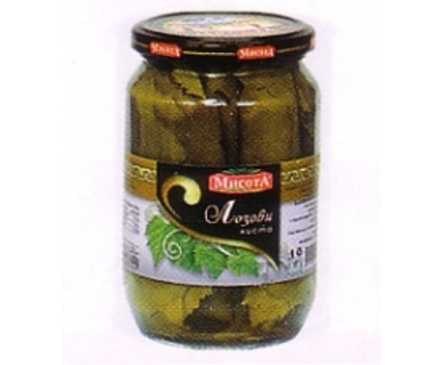 Мисота лозови листа 720 г