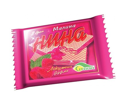 Вафли Нина Малина локумени Цитрон 240 г