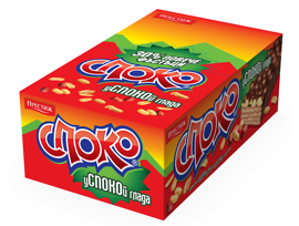 Вафла Споко с фъстъци 35 г кутия 30 бр