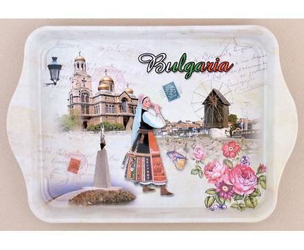 Поднос табличка България