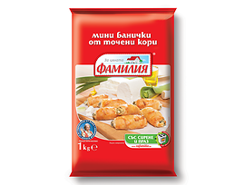 Фамилия Мини банички със сирене и праз 10 кг