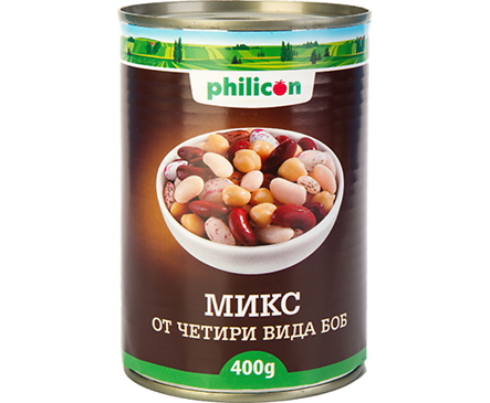 Филикон микс от 4 вида боб мет кутия 400 г