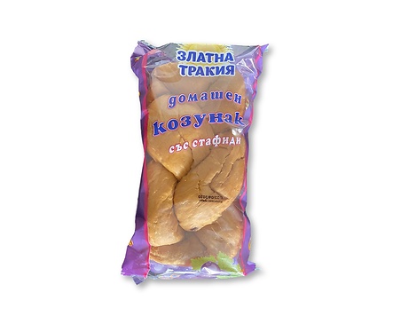 Козунак Златна тракия със стафиди 450 г