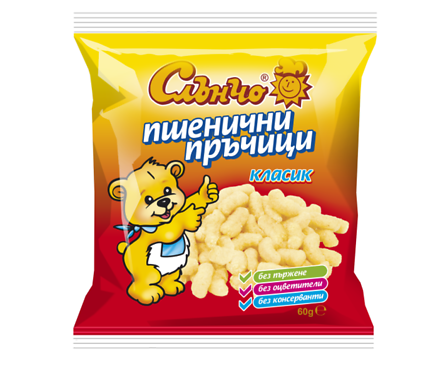 Слънчо пшеничени пръчици класик 47 г