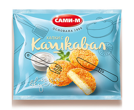 Сами М Панирани хапки с кашкавал замразени 300 г