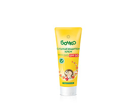 Бочко слънцезащитен крем с пантенол и витамини SPF50 80 г