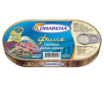 Диавена рибна салата с филе от скумрия 180 г