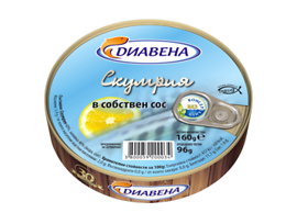 Диавена Скумрия в собствен сос 160 г