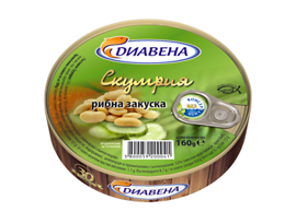 Диавена Закуска скумрия 160 г