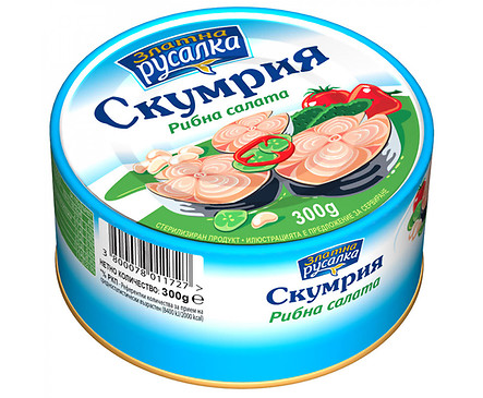Компас Скумрия рибна салата Русалка 300 г
