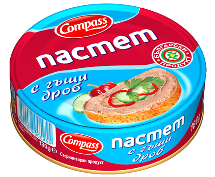 Компас пастет с гъши дроб 300 г