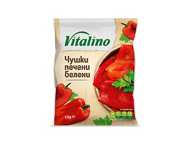 Чушки печени белени и замразени 10 кг