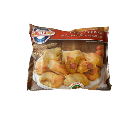 Белла бутер банички с кренвирш 480 г