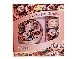 Bio Rose Комплект Крем за лице 140 и крем за ръце 75 с арган 215 г