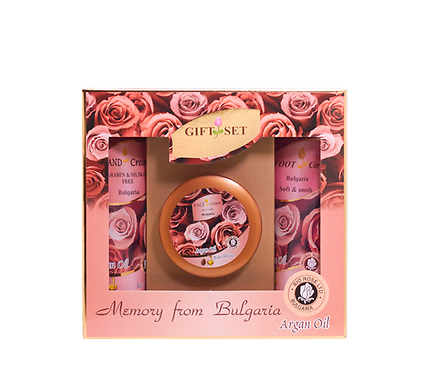 Bio Rose Комплект Крем за лице крем за ръце и крем за крака с арган 200 г