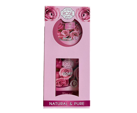 Bio Rose Комплект Сапун и Крем за лице с розово масло и глицерин
