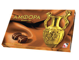 Шоколадови бонбони Амфора карамел 135 г