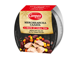 Компас Мексиканска салата с филе от риба тон 160 г