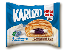KARUZO Кроасан Чийзкейк боровинка 82 г