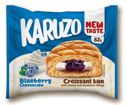 KARUZO Кроасан Чийзкейк боровинка 82 г