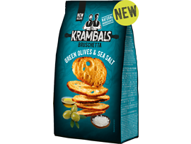 KRAMBALS Брускети с маслини и морска сол 70 г
