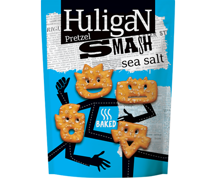 HULIGAN Претцели с морска сол 70 г