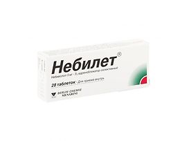 Небилет 28 таблетки