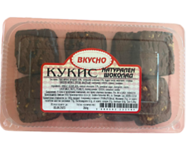 Вкусно Кукис с натурален шоколад 350 г