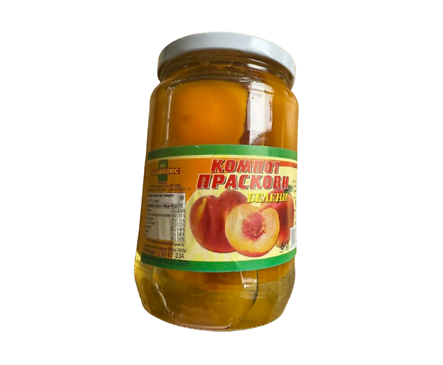 Каликонс компот от белени праскови 700 г