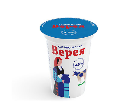 Верея кисело мляко 45 400 г