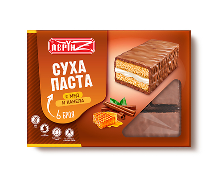 Перун Суха паста с мед и канела 240 г