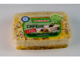 Нашенско сирене от краве мляко с билки и зехтин 180 г