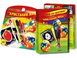Пет Комплект кристални Яйца за 30 бр 150 г