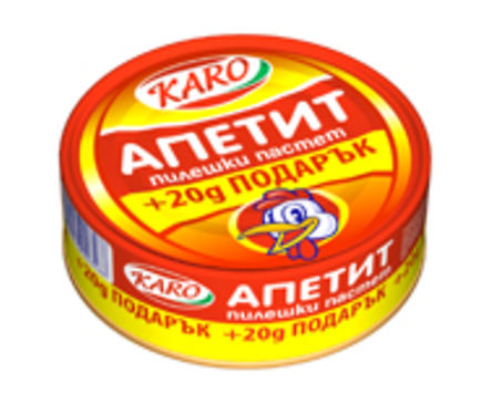 Каро пастет с пилешки дроб 180 г